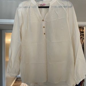 Cream White Elsa Top